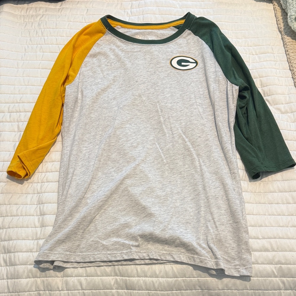 Green Bay Packers Nike 3/4 sleeve Shirt